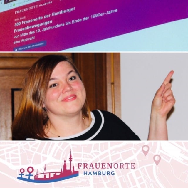 Frauenorte Hamburg mit Gleichstellungssenatorin Katharina Fegebank
