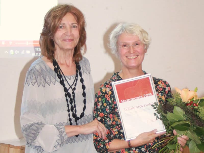 Verleihung der Hammonia 2019 an Prof'in Dr. Sabine Stövesand