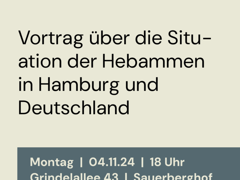 Feministisches Forum im November: Situation der Hebammen in Hamburg