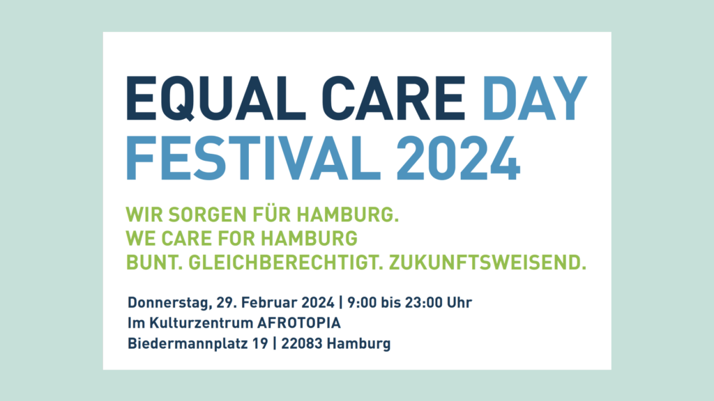 Equal Care Day Festival Header